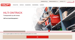 Desktop Screenshot of hilti.nl