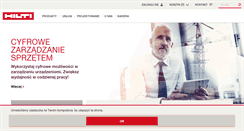 Desktop Screenshot of hilti.pl