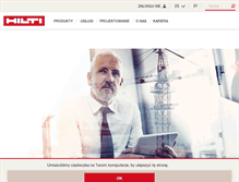 Tablet Screenshot of hilti.pl