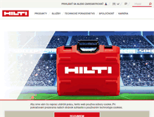 Tablet Screenshot of hilti.sk