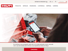 Tablet Screenshot of hilti.pt