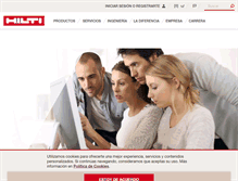Tablet Screenshot of hilti.es